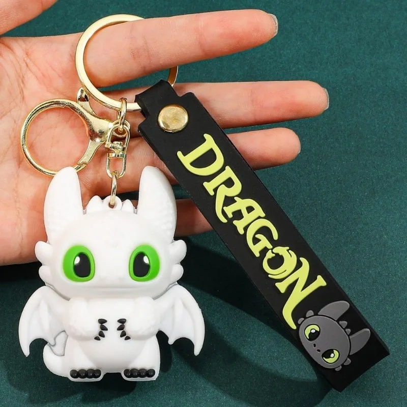 Como Treinar Seu Dragão Desdentado: Chaveiro Criativo de Carro com Desenho Animado, Pingente Personalizado de Personagem de Anime para Mochila, Presen