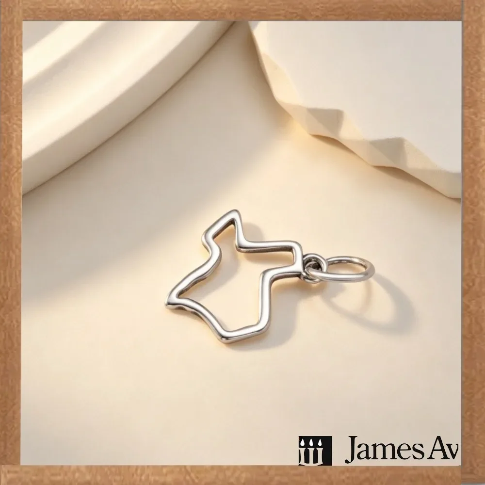 Silver Texas Map Charm Pendant, Stainless Steel Lone Star State Outline Bead Charm for Women Bracelet Necklace Jewelry Making, Simple Geometric US State Design, DIY Wrist Hand Jewelry Accessory, Birthday Holiday Gift for Girls