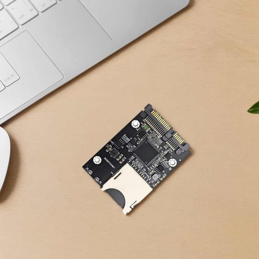 

SD Memory Card To SATA SSD Adapter with Enclosure Case Convertor Adapter Card for 2.5in SATA SSD Accessories