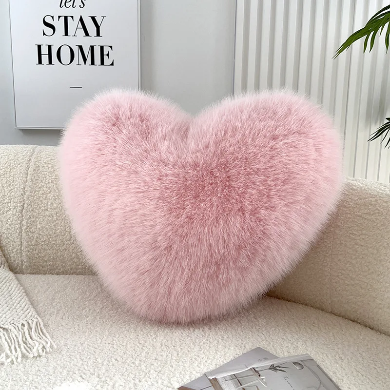 Fluffy Heart Pillow…