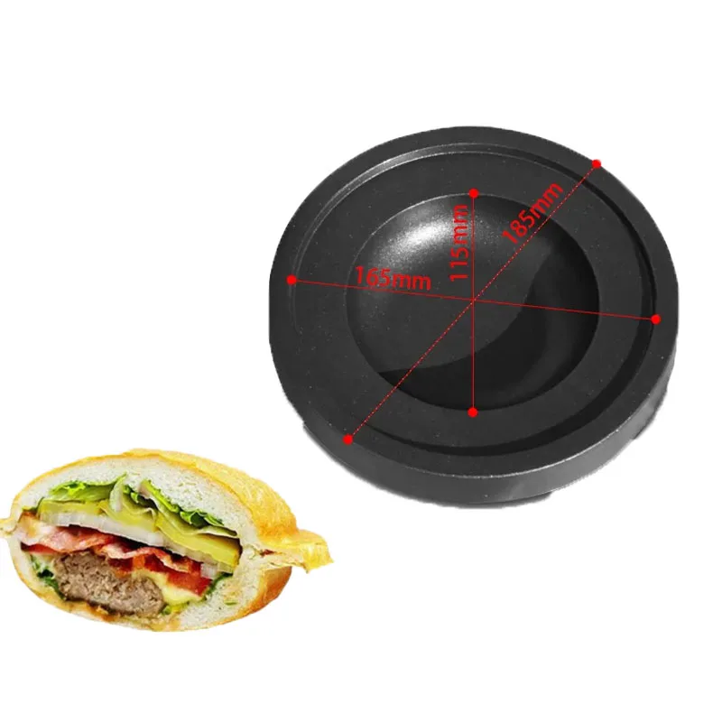 Электрическая машина для приготовления гамбургеров с НЛО, 110 В, 220 В, сэндвич-пресс, круглая машина для приготовления гамбургеров, коммерческая машина для приготовления гамбургеров, вафельница для мороженого