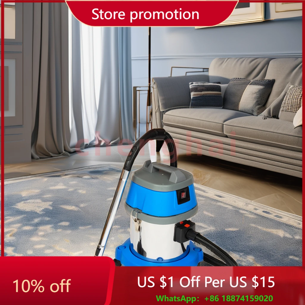 

Мощный электрический пылесос для отелей, 20 л, новый сорт, строительные промышления, ручной процесс очистки пыли, сердечник двигателя