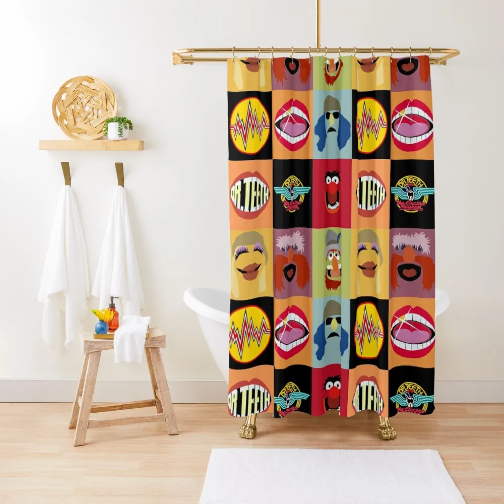 

Dr. Teeth and the Electric Mayhem Shower Curtain Bathroom Accessory Toilet Accessories Bathroom Shower Set Curtain