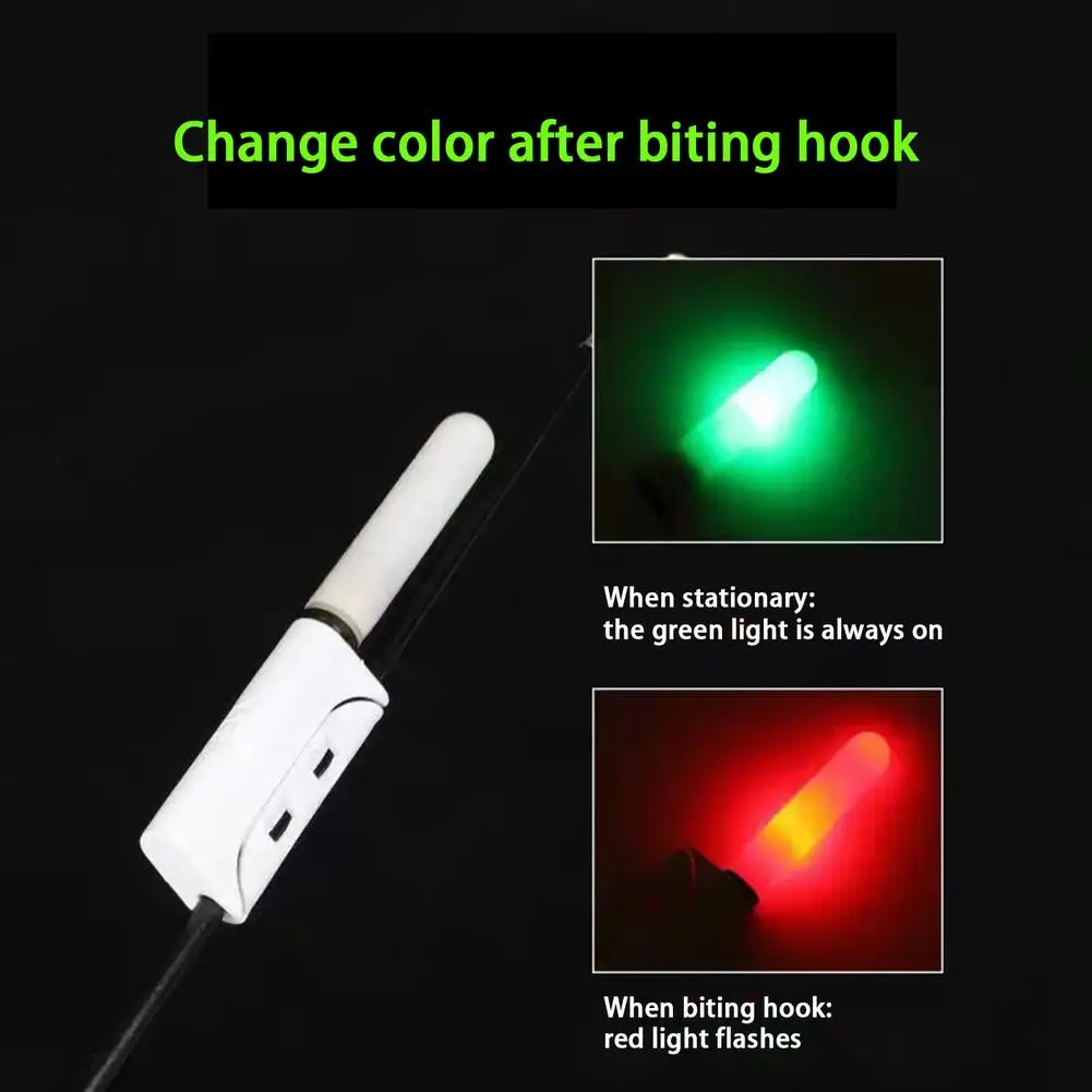 

YFASHION Night Fishing Rod Lights Electronic Rod Luminous Stick Light Led Removable Waterproof Float Tackle Night Fishing Tool