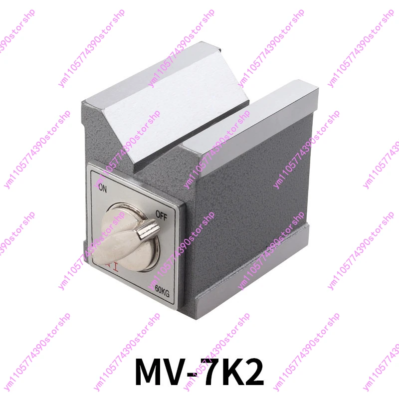 Magnetic V Block, Precision Magnetic V-Shaped Holder, Triangular Workbench for Gauge Indicator Positioning