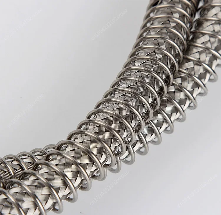 

NewHigh Pressure Metal Braided Flexible Air Hose With 1/4" Female Or Male Npt End Connection 1m