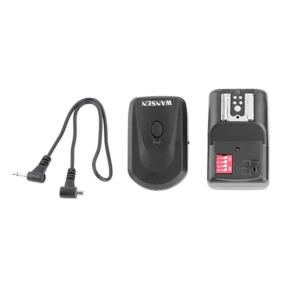 Hot Shoe Flash Lamp 16 Channels Radio Wireless Remote Speedlite Flash Trigger Shutter Synchronizer Receiver Transmitter