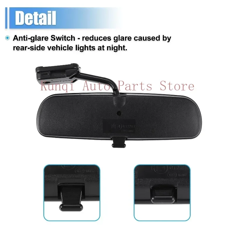 76430-S01-A01ZA New Car Interior Rear View Mirror Replacement For Honda Civic Coupe & Sedan 1996-2000 New High quality