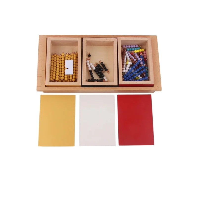 

Montessori Addition Snake Game for Children Math Educational Toys Kids Learning Tools Mathematical Beads Materials Pearl Bars
