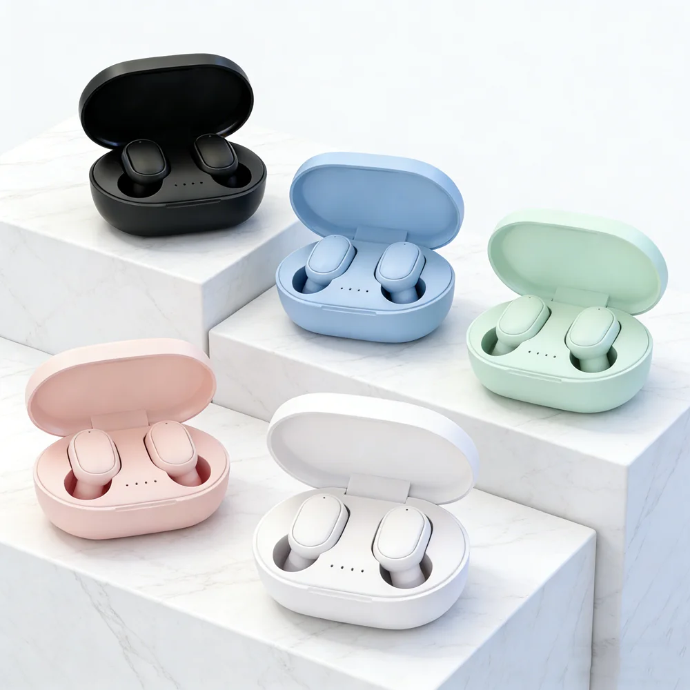 Wireless Earphone TWS Bluetooth Headset HiFi Music Headphone Noise Reduction Earbuds Sport Game with Mic