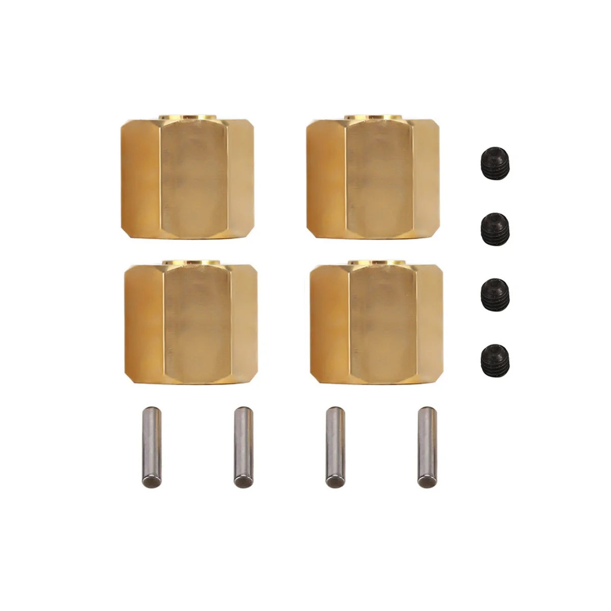 For SCX10 CC01 WRAITH 90027 90034 GEN 8 Widening 12Mm Wide Brass Connector,Upgraded Accessories,12Mm