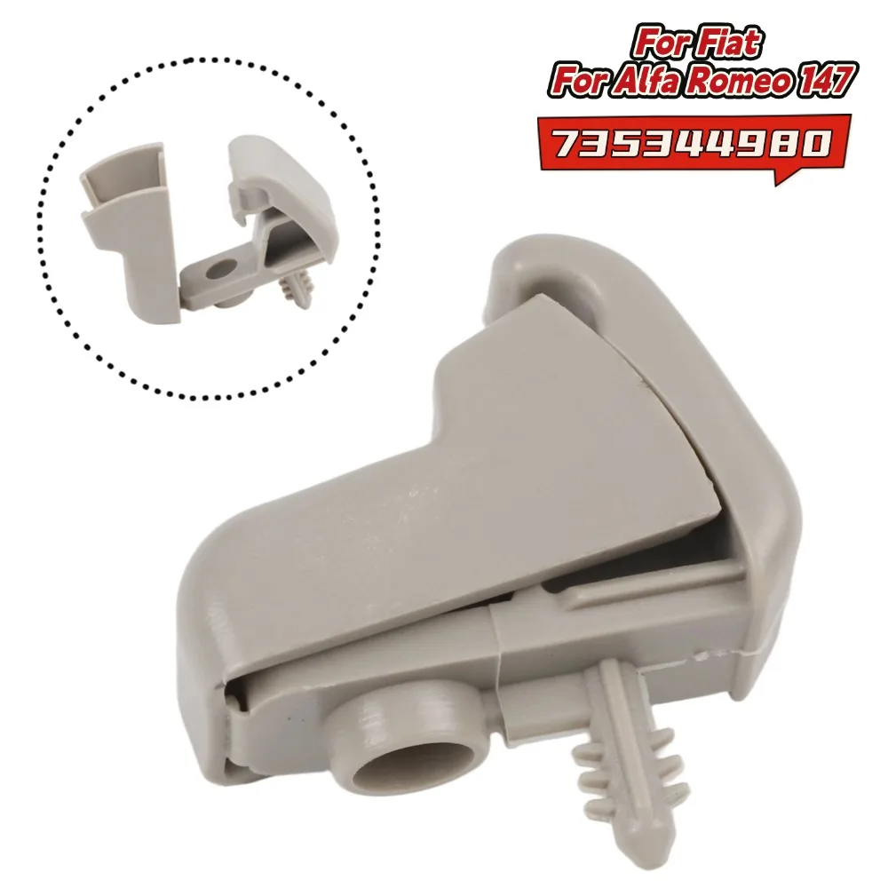 1PC 735344980 Car Sun Visor Bracket Holder Mount For Fiat For Alfa Romeo 147 Sun Visor Bracket Fastener Clips Car Accessories
