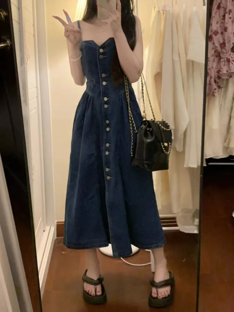 

Spring New Arrival Bla Open Cardigan Top And Blue Denim ter Dr Two-Piece Set for ort Women Salt Series Faionable ...