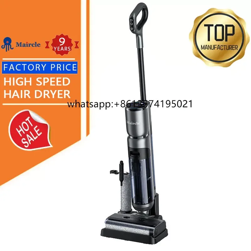 

TMaircle F1-L 200W 750Ml 4000mAh 20000Pa Brushless Motor Self Cleaning Wireless Cordless Wet And Dry Vacuum Cleaner Floor Washer
