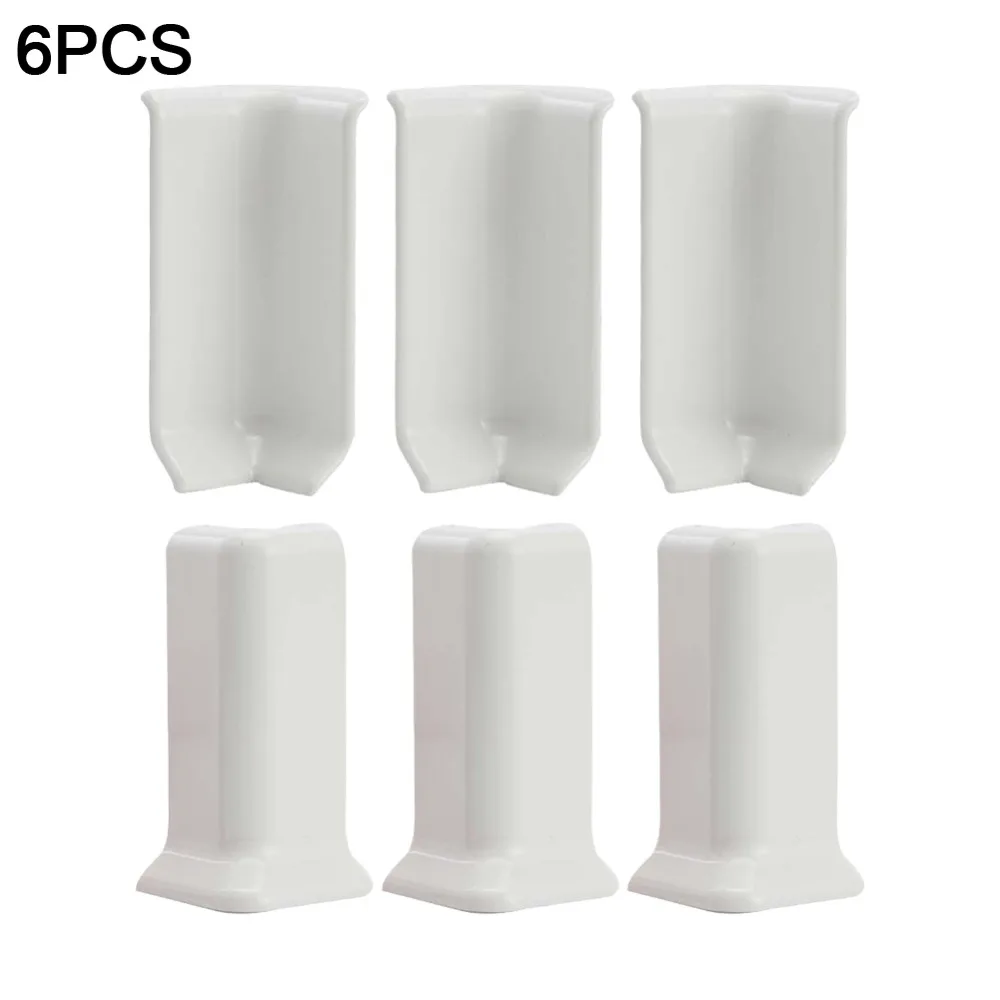 82MM Height Baseboard Corner Blocks Self Adhesive Inside and Outside Corners Wall Base Moulding Trim Connector Skirting Board