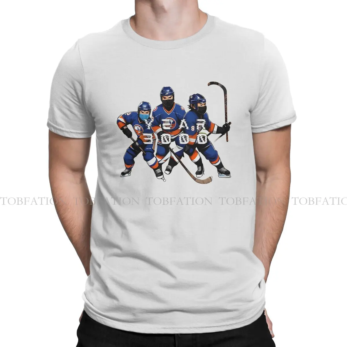 Copie De Ninja Ice Warriors  The New York Islanders Unleashed Hip Hop TShirt Ice Hockey Printing Leisure T Shirt Male Clothes