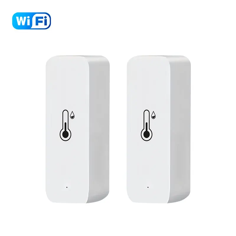 Tuya Smart WiFi temperatuur-vochtigheidssensor Indoor hygrometer Thermometer APP Remote Monitor Compatibel met Alexa Google