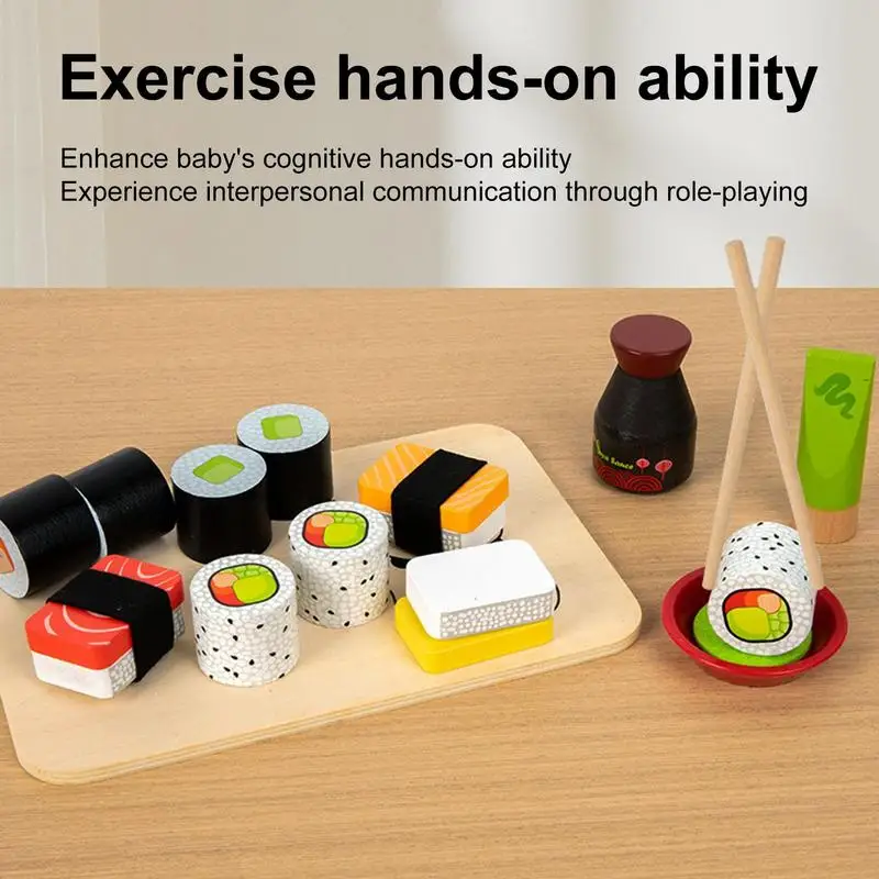 

Toy Cooking Set Creative Cooking Kitchen Play Food Fake Sushi Making Handmade Imaginative Game For Kid Girl Boy Classroom