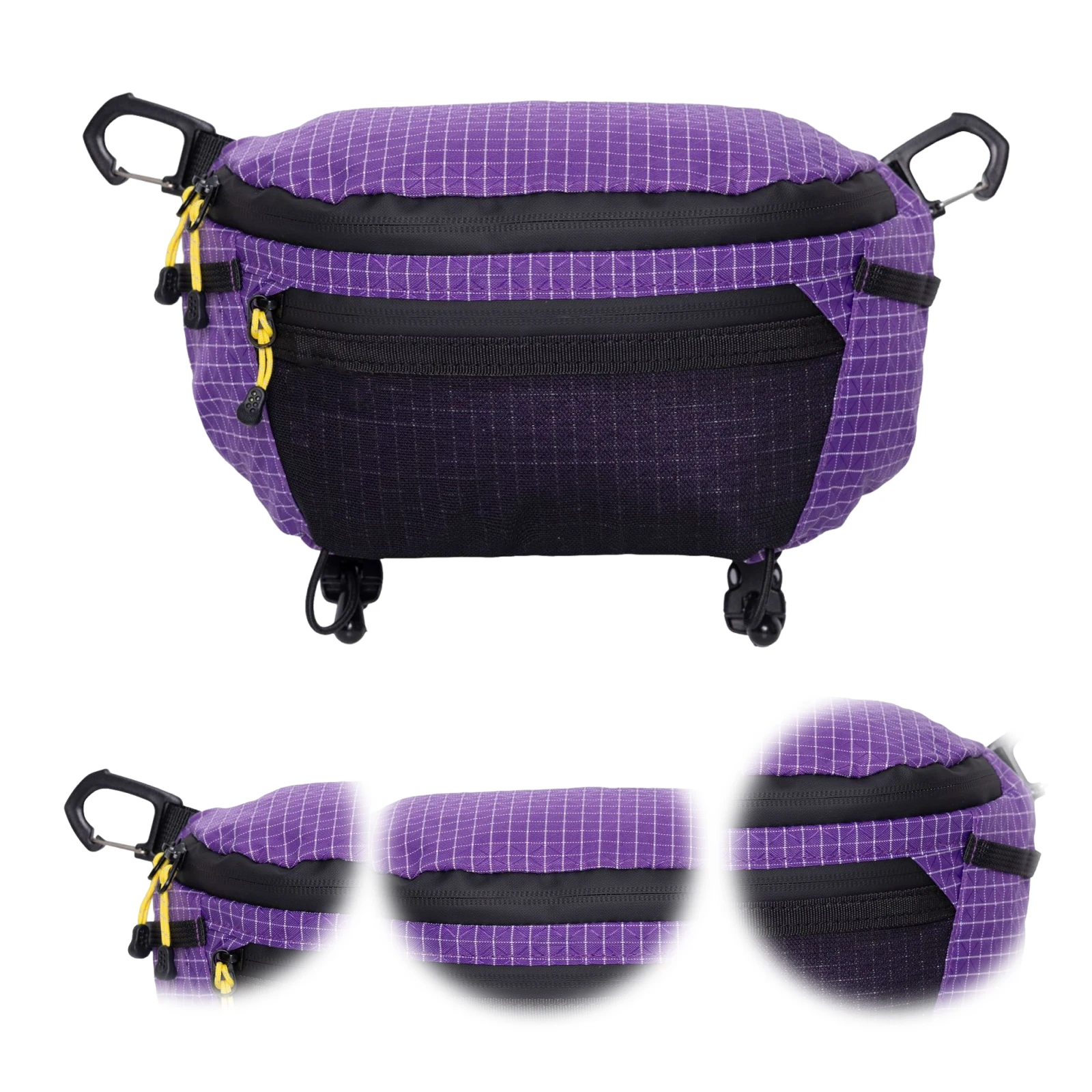 Outdoor Hiking Chest Bag Waterproof Waist Pack Hanging Pocket Large Capacity Backpack Extension Pack for Hiking And Adventure