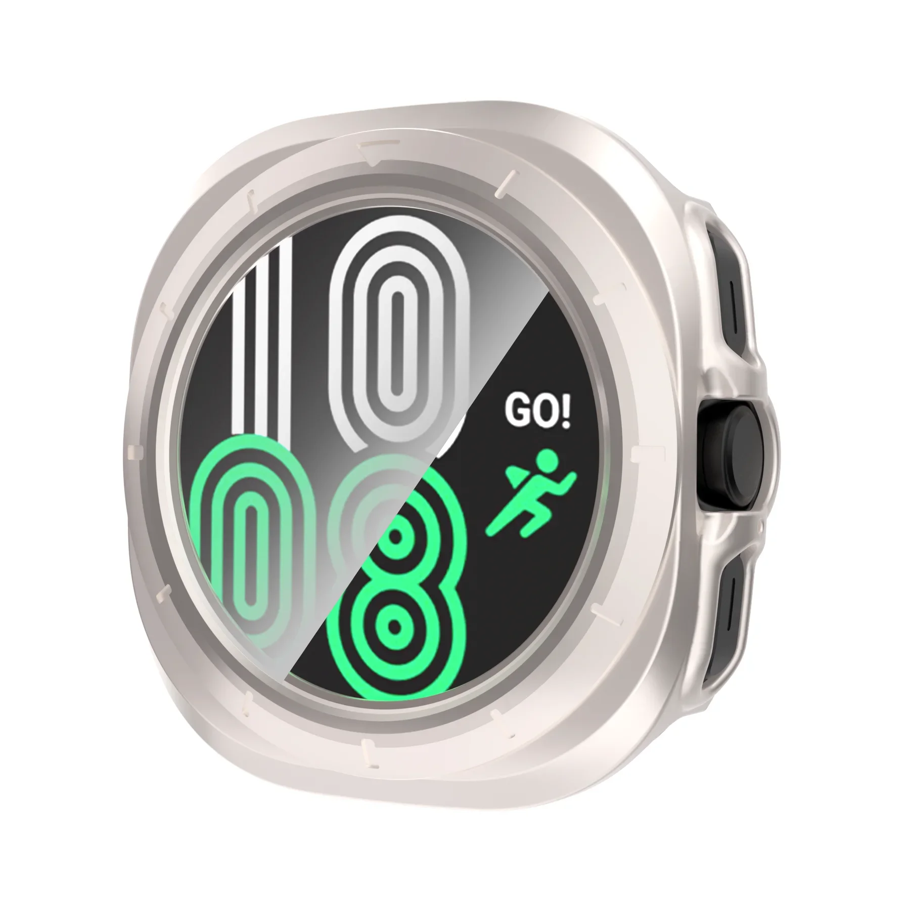 Vidro e Case para Samsung Galaxy Watch, Acessórios iWatch, Capa Protetora de Tela, 7 Ultra, 47mm