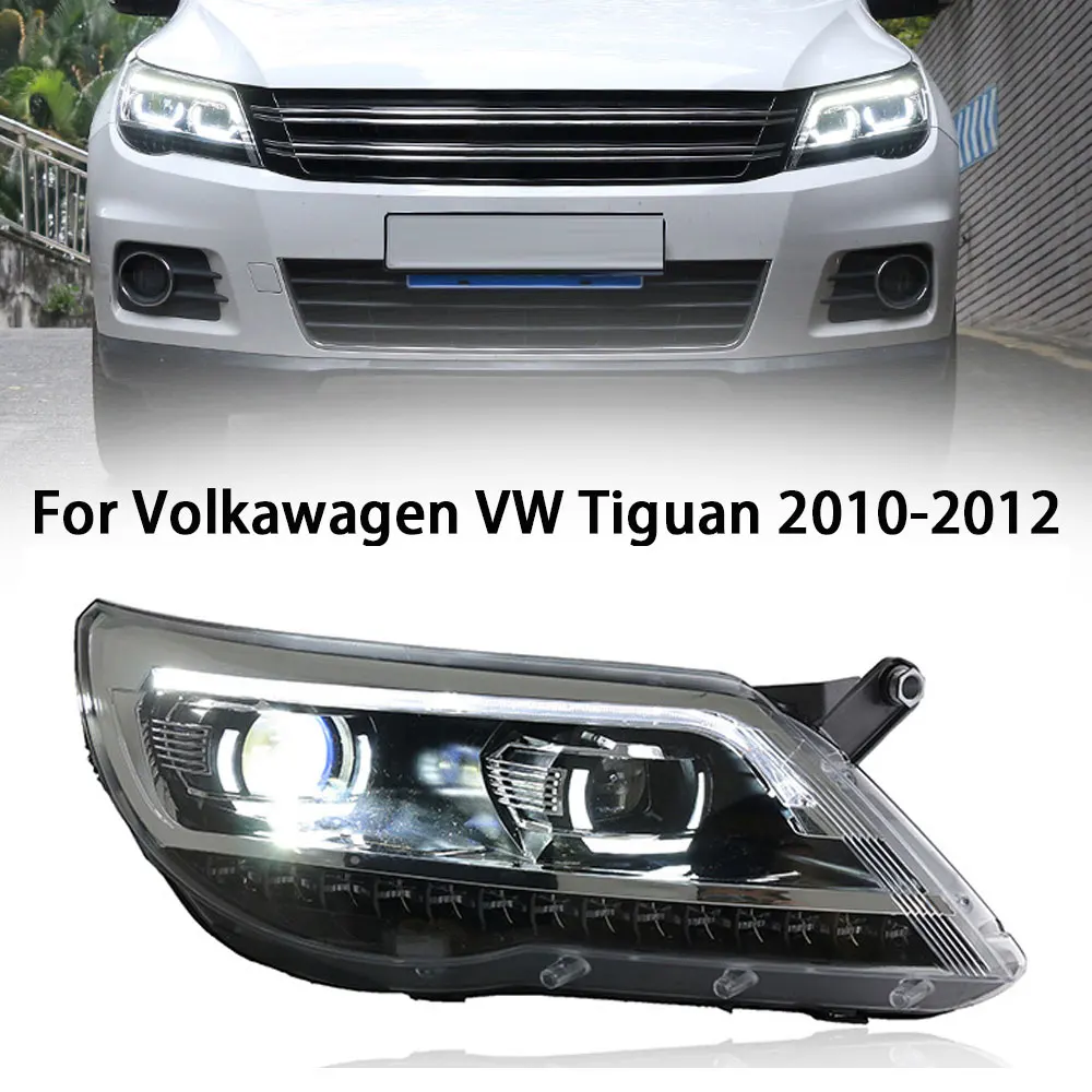 

Headlights For VW Tiguan 2009-2012 DRL Daytime Running Lights Head Lamp LED Bi Xenon Bulb Fog Lights Tuning Car Accessories