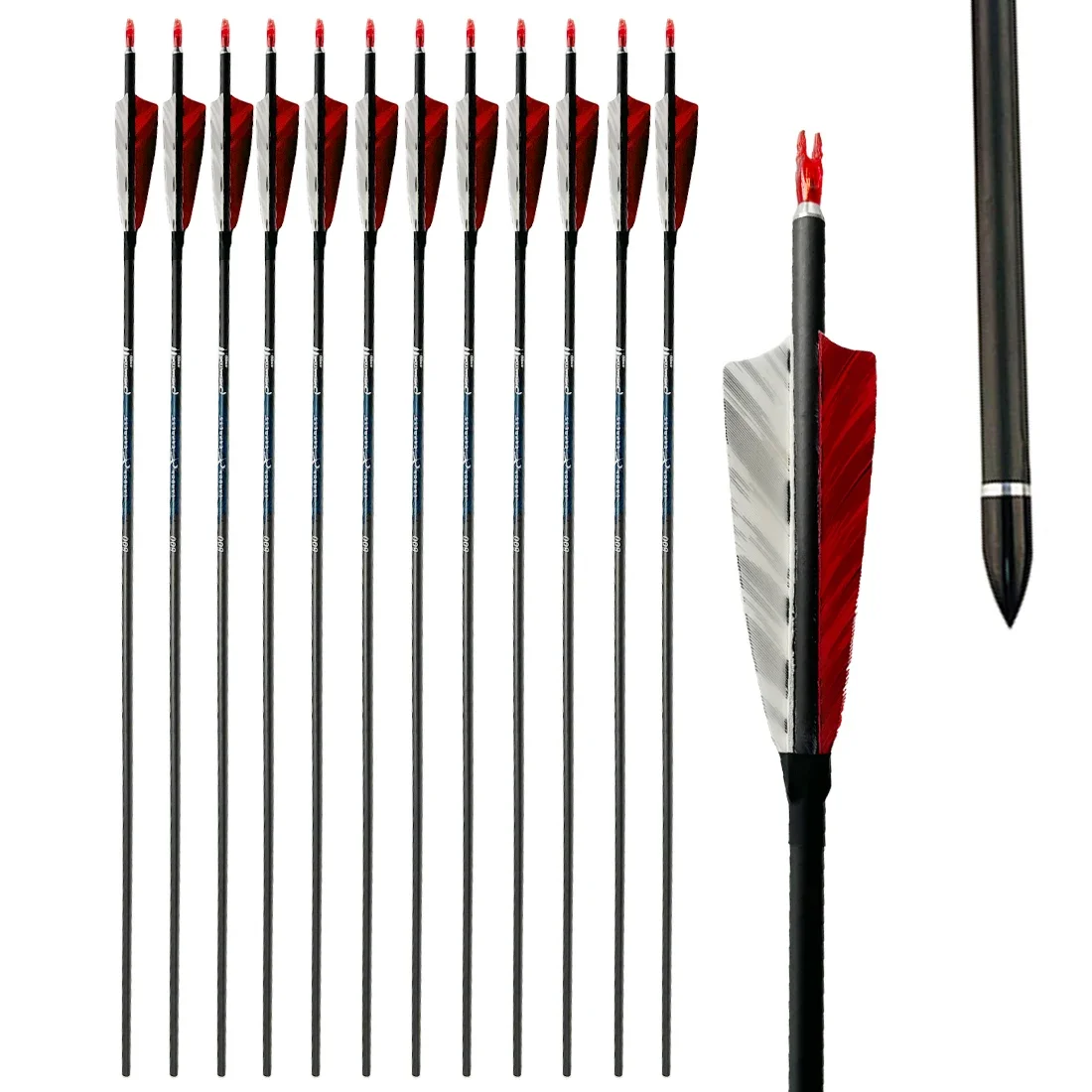 ID6.2 SP300-800 Carbon Arrows 4