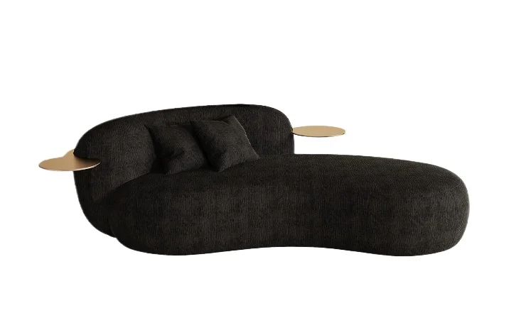 LMM retro curved pea sofa creative clothing store beauty salon lounge area living room