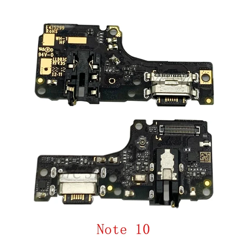 10Pcs/Lot USB Charging Port Connector Board Flex Cable For Xiaomi Poco M3 Pro Redmi 10 10C Note 10S 10Pro 11 5G K40 K30 Pro