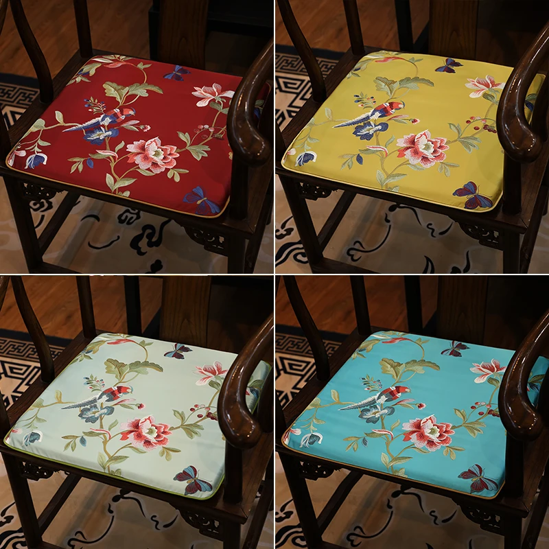 Chinese Classical Taishi Chair Official Hat Chair Foam Seat Cushions Dining Chair Cushions Sofa Cushion Anti-slip Chair Cushions