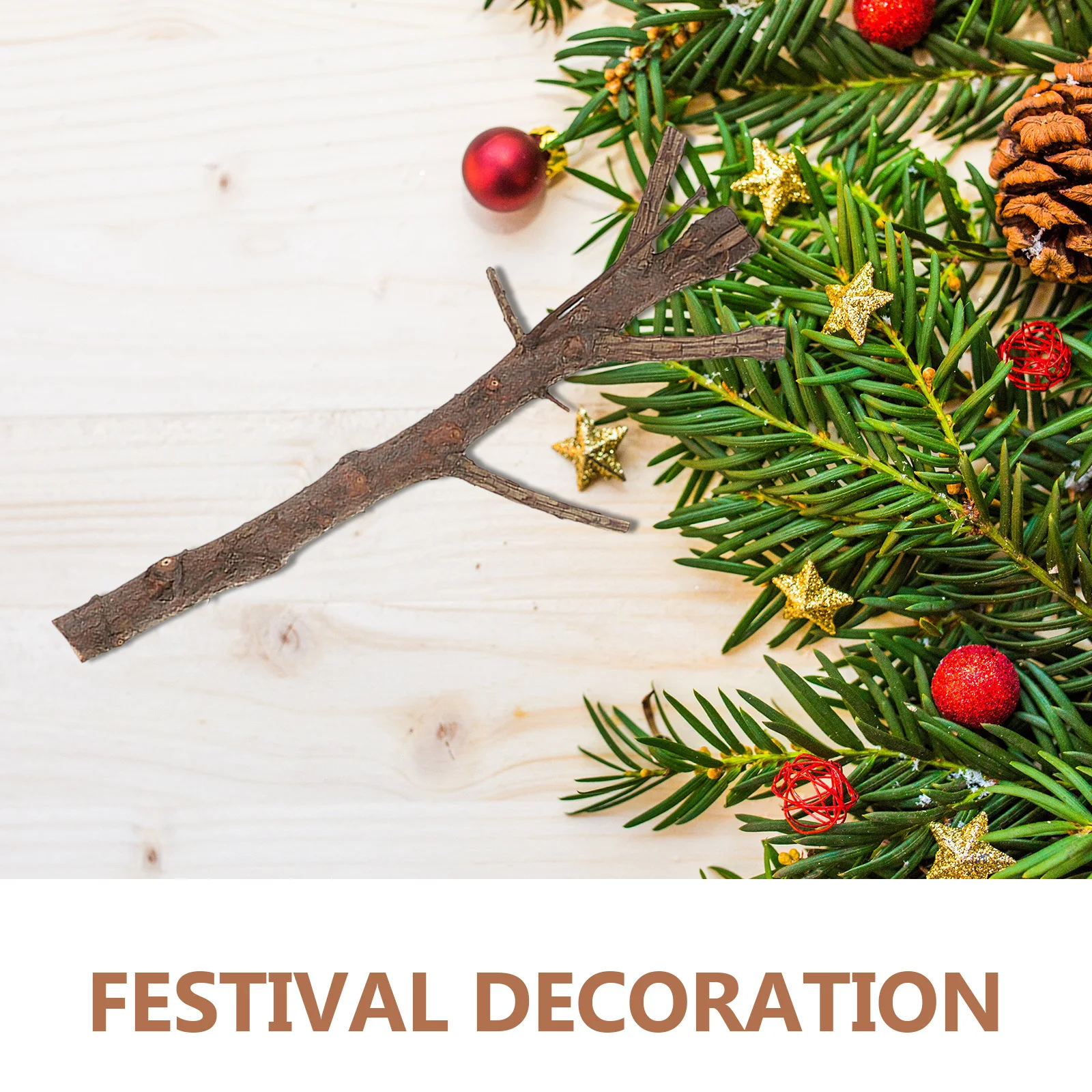 15 قطعة 15 سنتيمتر DIY بها بنفسك العصي الخشبية محاكاة عيد الميلاد الديكور العصي للحرف اليدوية العلامات الزينة اليدوية مشاريع فنية