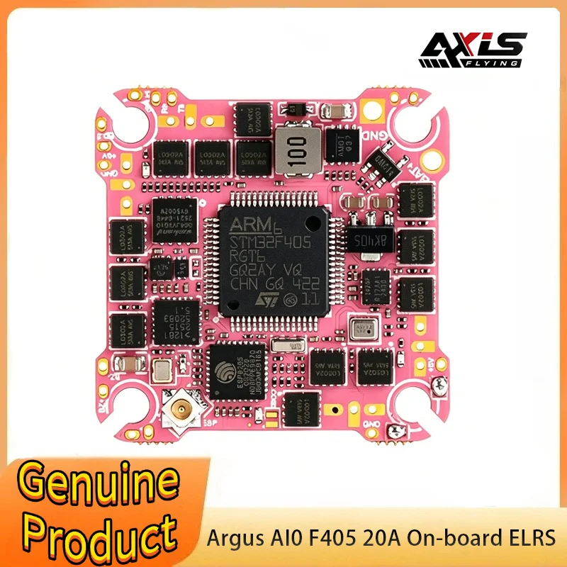

Axisflying ARGUS 20A F405 AIO Onboard ELRS ICM42688 Suitable for 2.5 Inch FPV Drone ExpressLRS 2.4GHz 3S-4S Input Voltage