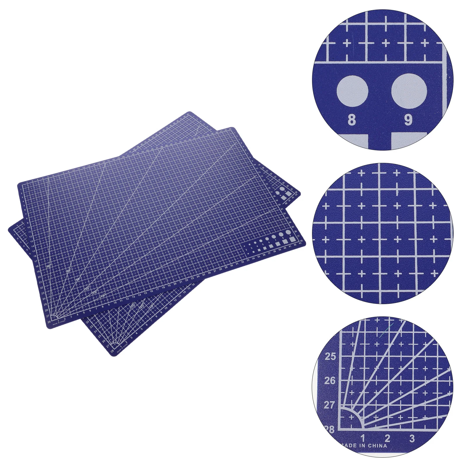 2Pcs Professional Cutting Mats Heavy-Duty PP Craft Mat for Scrapbooking Glass Cutting Sewing Ruler Art DIY Projects