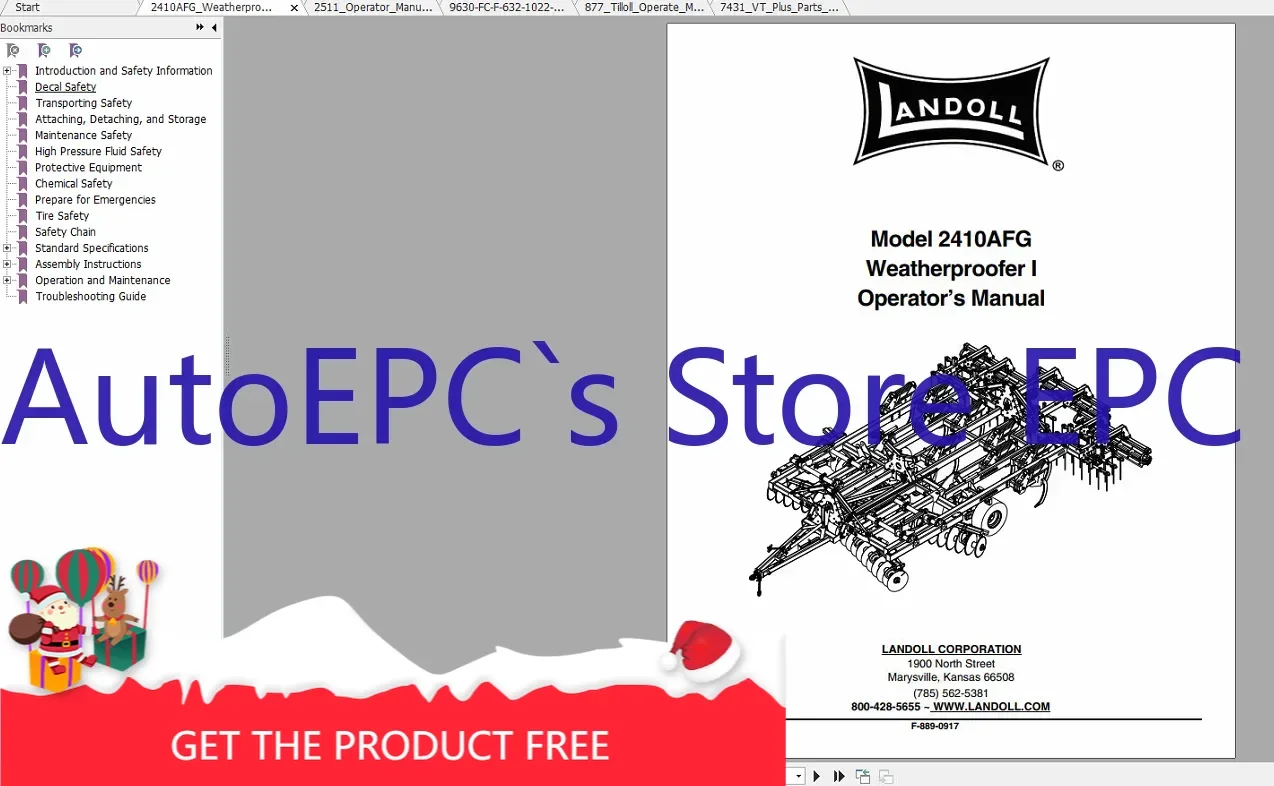 

Farm Equipment AutoEPC Landoll Серия 1700–9500 Детали операторов Ручной компакт-диск