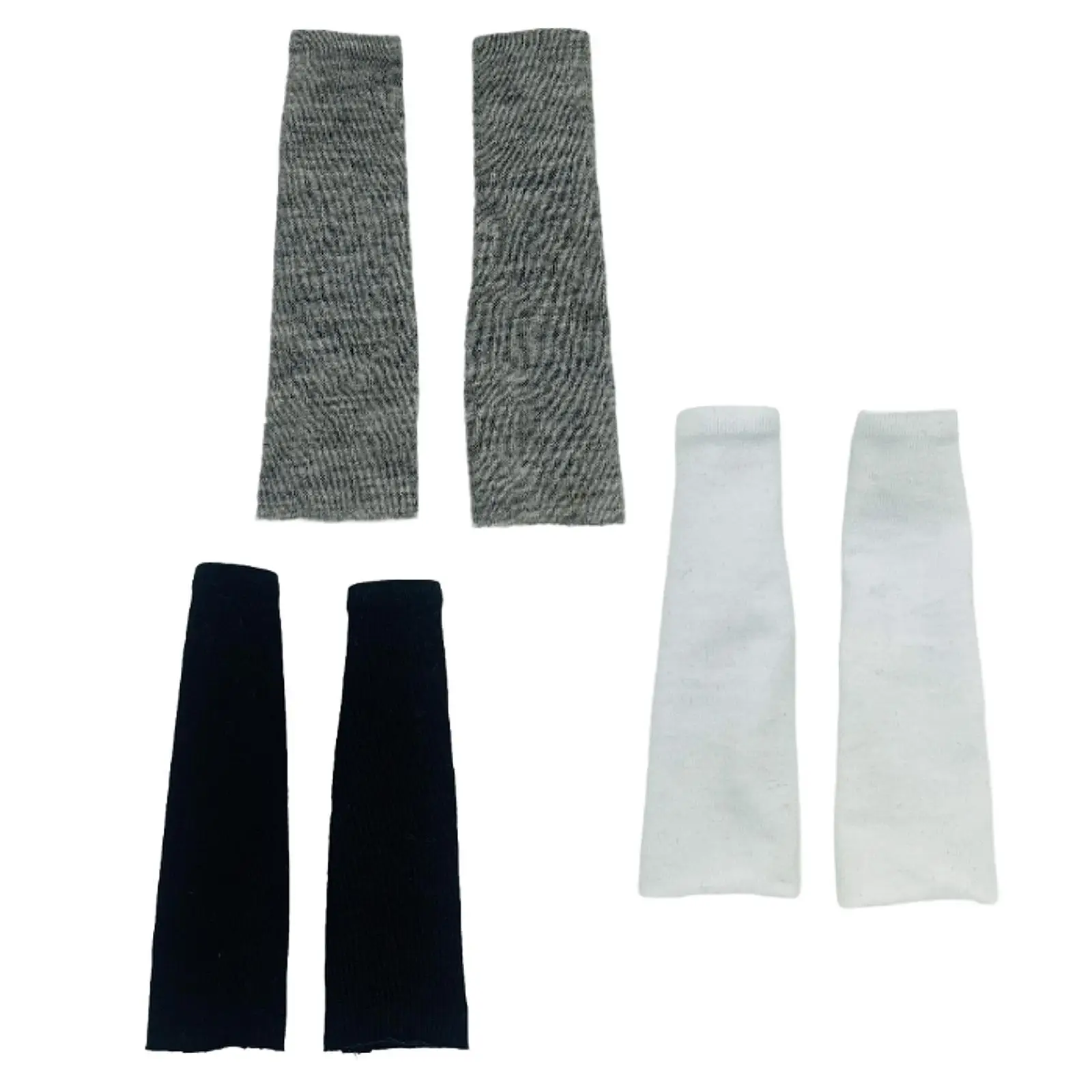 

1:6 Scale Miniature Pile Socks Boot Socks Casual Stylish Dolls Dress up Accessory for 12'' inch Female Doll Action Figures