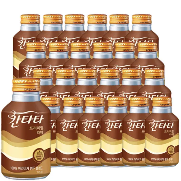칸타타 프리미엄라떼 275ml x 24캔 무