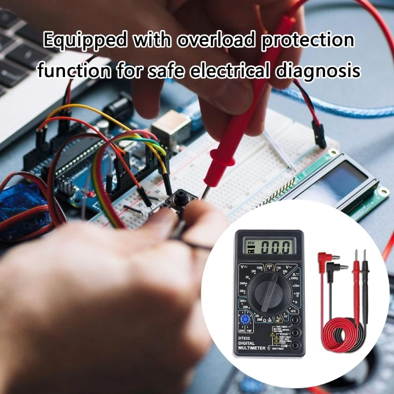 Strong Auto Ranging Electrical Tester Equipment Measuring Current Resistance Diode Function for Professional D5BD