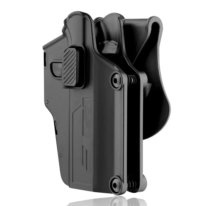 Universal Holster and Autolocking Pistol Holster Case Carry Polymer Right-hand Holsters With Quick Draw Release