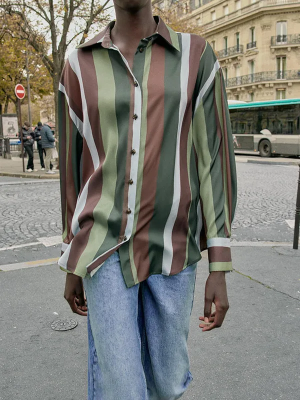 

ZBZR Quali шелковый атласный длинный све irt зима 2025 женский модный клетчатый узор с отложным воротником сценический костюм