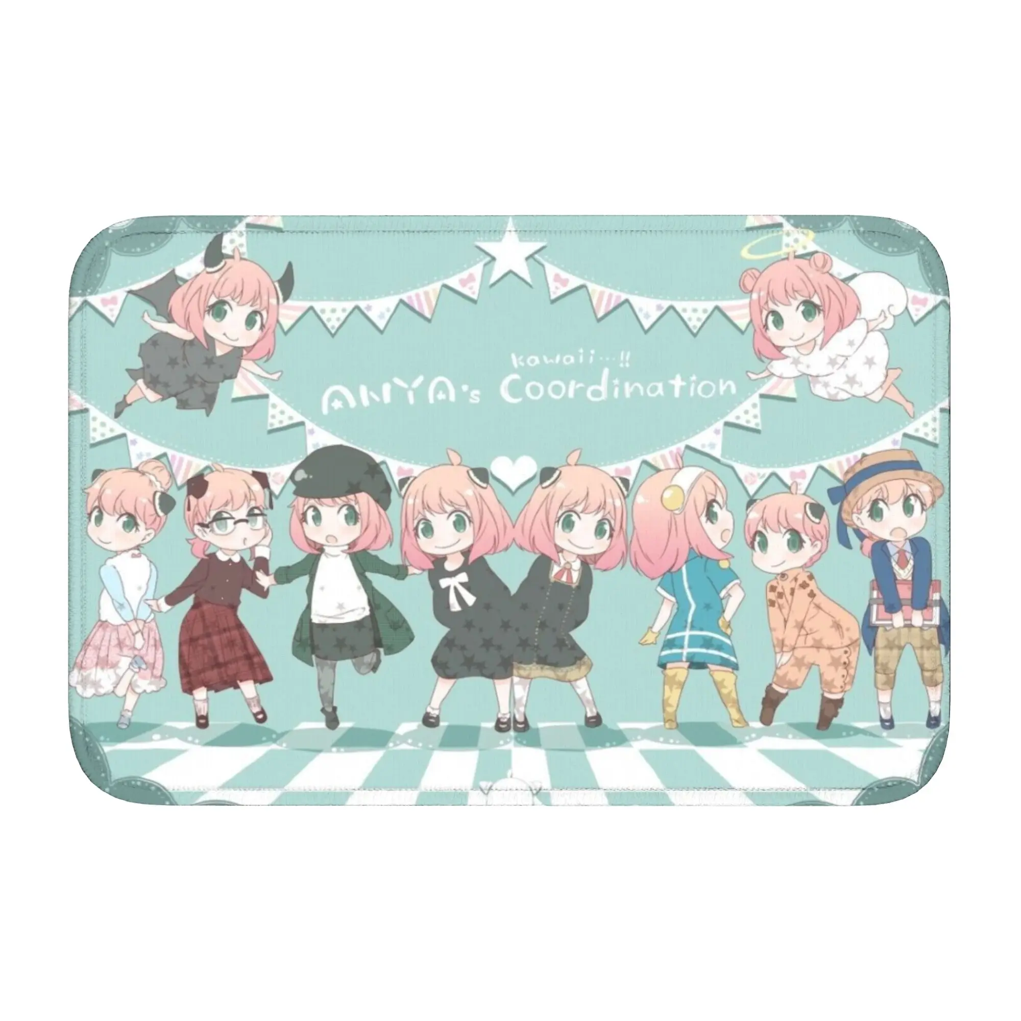 

Custom S-Spyes Doormat Non-Slip Bath Kitchen Welcome Mat Toilet Door Floor Entrance Carpet Rug Footpad