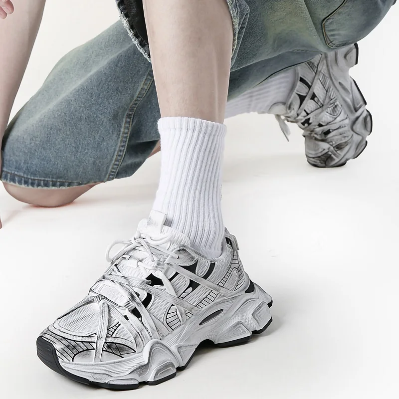 

2025 New Men's Board Shoes,sneakers,skate shoes,Casual Shoes Non-Slip Street-Style Minimalist Elegant Lightweight Cushioned