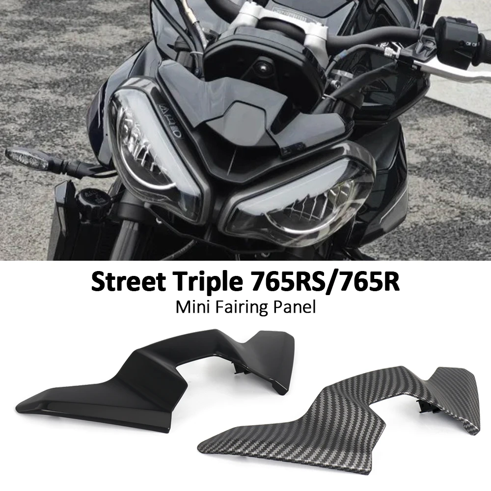 

New Motorcycle Accessories Mini Windshield Decorative Panel For Street Triple 765RS MOTO 2 STREET TRIPLE 765R 2023 2024 2025
