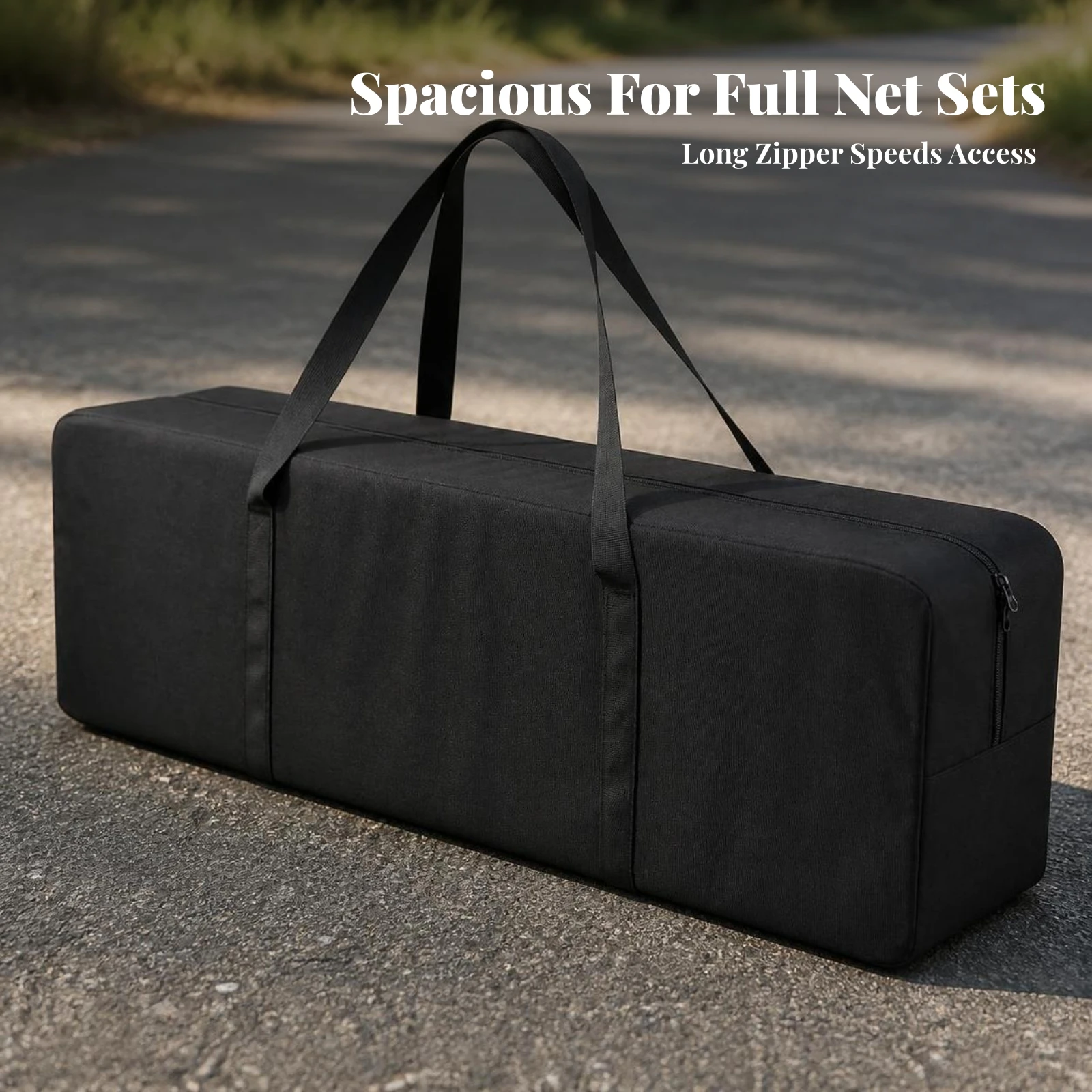 Pickleball Net Carrying Bag Portable Pickleball Net Bag Tear-Resistant Easy Access for Coaches, Park