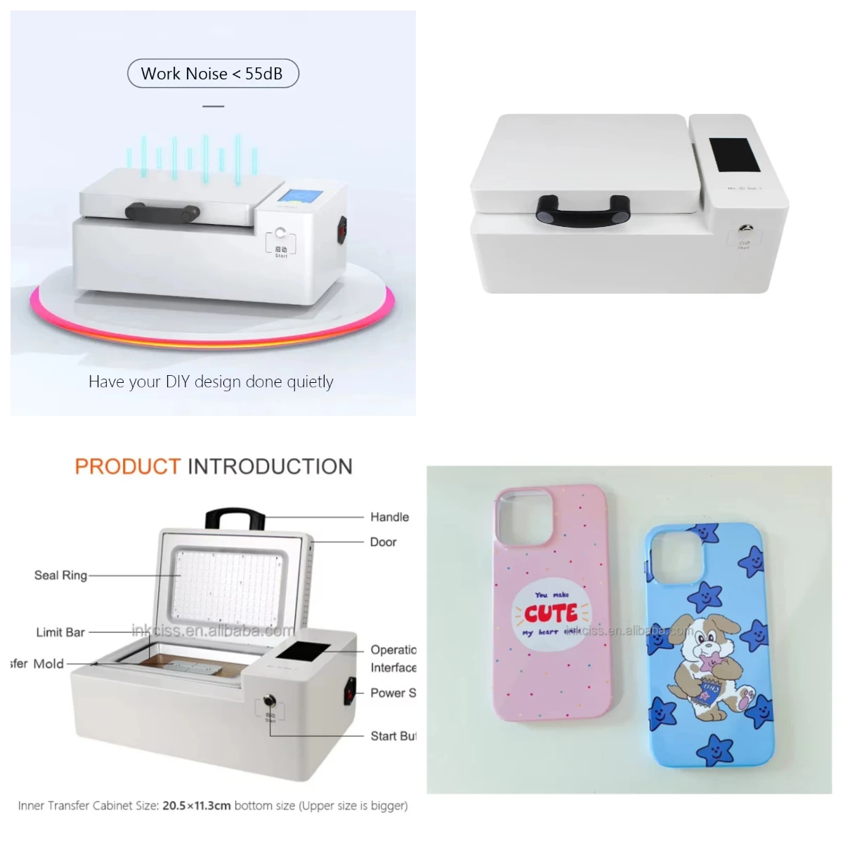 

New 3D Vacuum Sublimation Heat Press Machine for Mobile Phone Case Printing