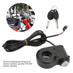12/24/36/48V Universal Electric Scooters Thumb Lock Kit with Handlebar Switch Electric Scooters Handlebar Switch
