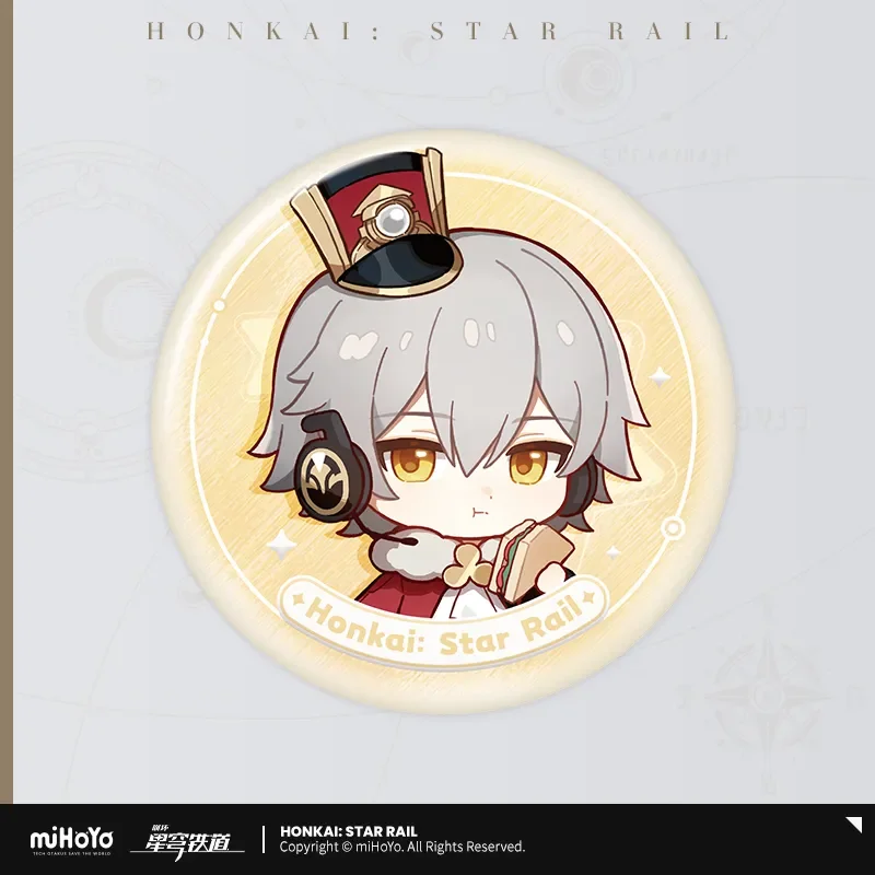 Sunsyea Honkai Star Rail Officiële Merchandise miHoYo Originele Authentieke Naamloze Medaille Serie Badge Aventurine Boothill Sunday Phainon