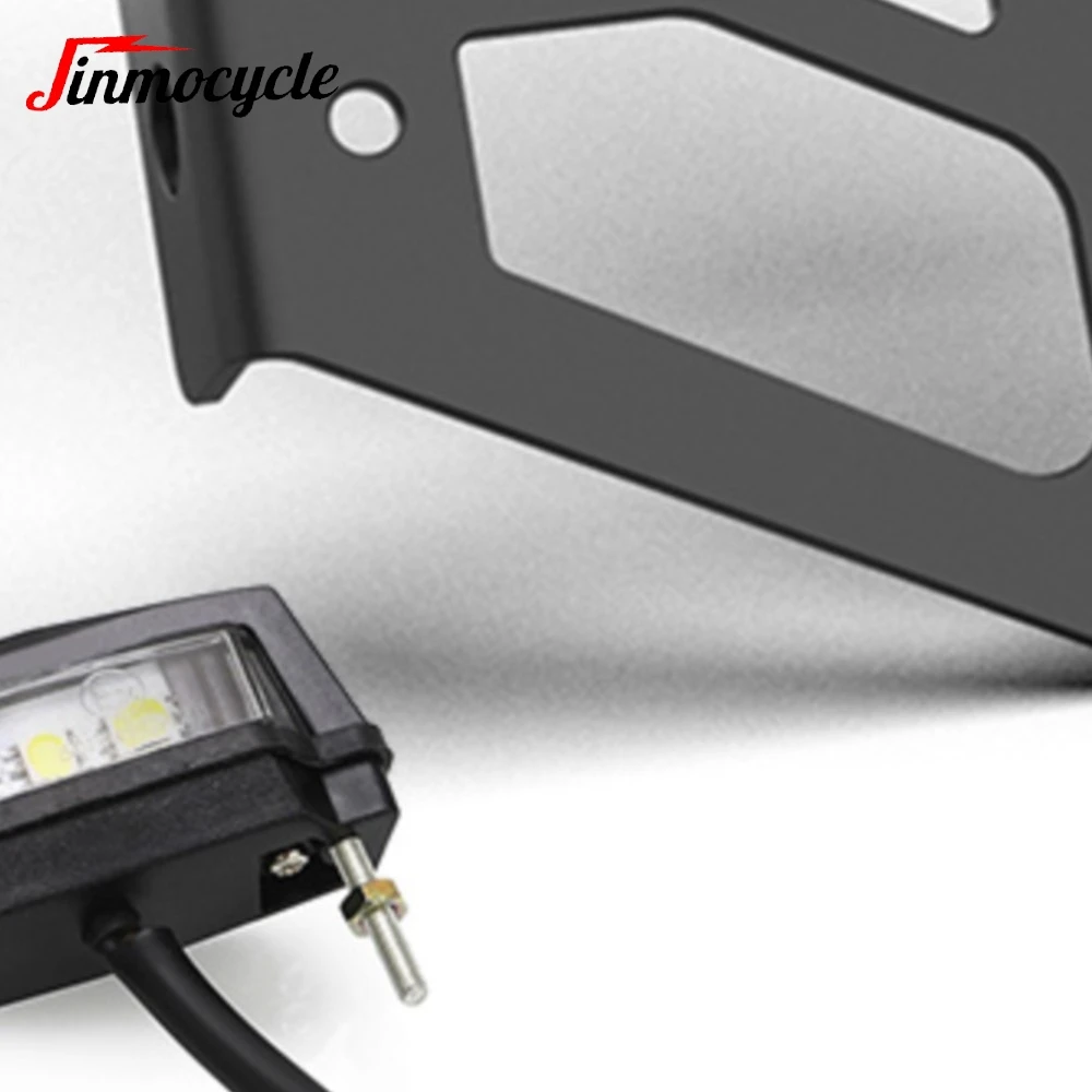 

For Honda CBR500R CB500F CB500X HORNET 250 CB750 Hornet Motorcycle License Plate Holder LED Light Bracket Tidy Fender Eliminator