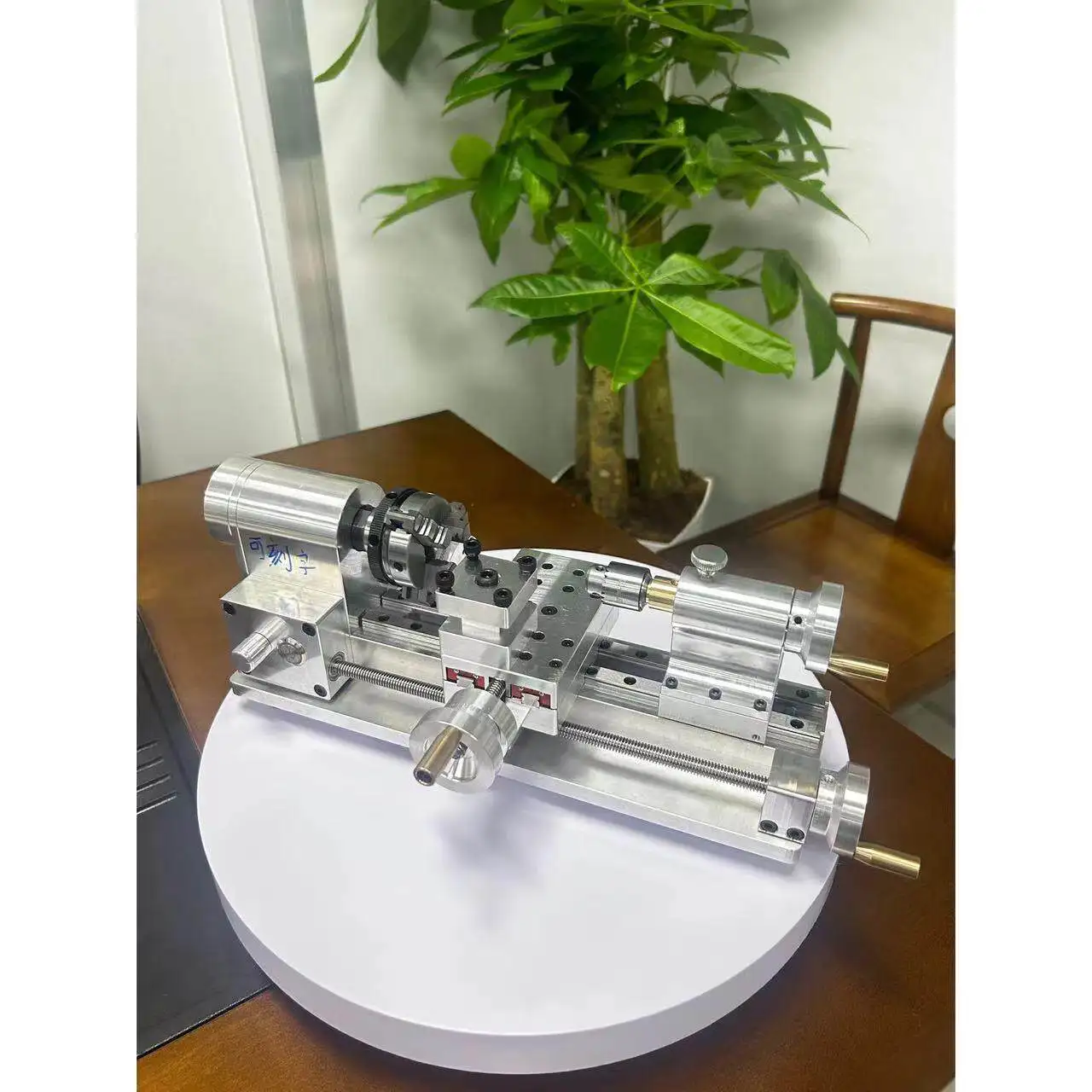 Variable Speed Mini Lathe 100-2500RPM for Wood Metal Working Bench Jewelry Polishing 110V 220V Power DIY Tool