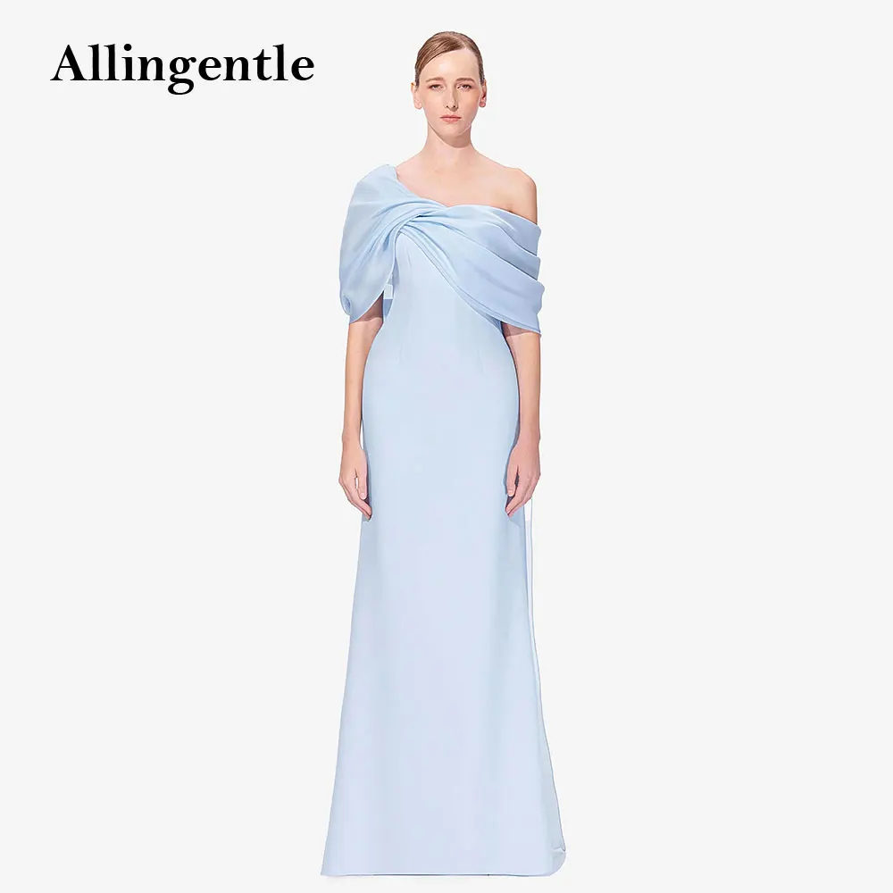 

Light Blue Evening Prom Dresses Off-the-Shoulder فساتين للمناسبات الرسمية Wedding Party Gowns Customized