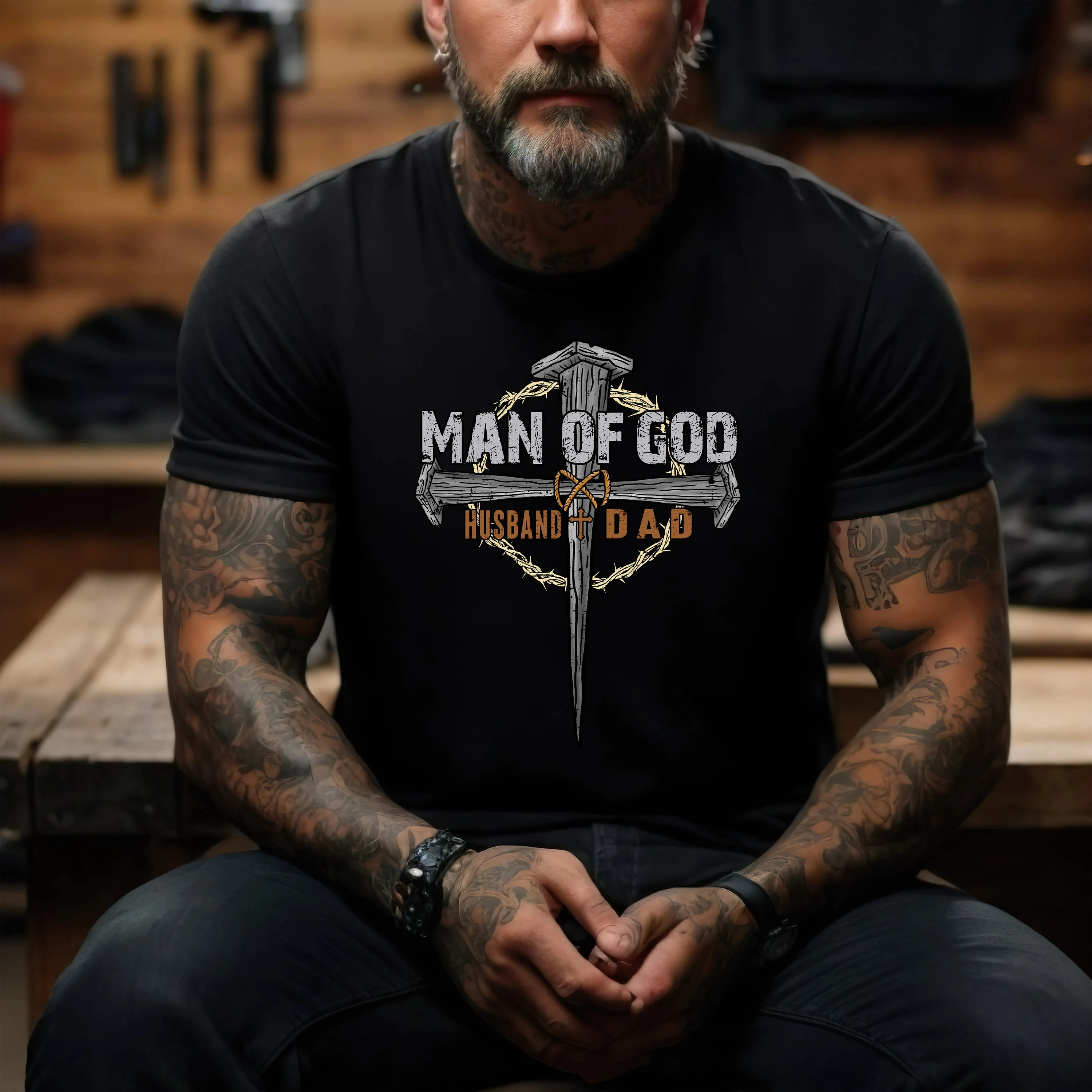 

Рубашка Man Of God Dad Рубашка Man Of God Муж Папа Рубашка Флаг США Футболка для папы Футболка на день отца Футболка God Dad Идеальный подарок на день отца