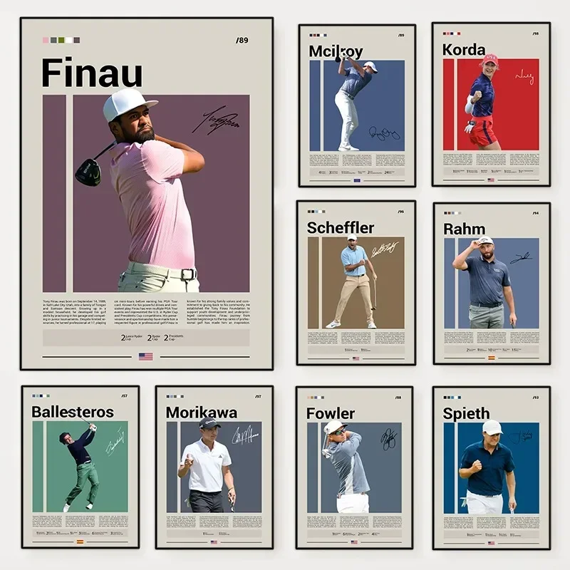 Golf Players Poster…